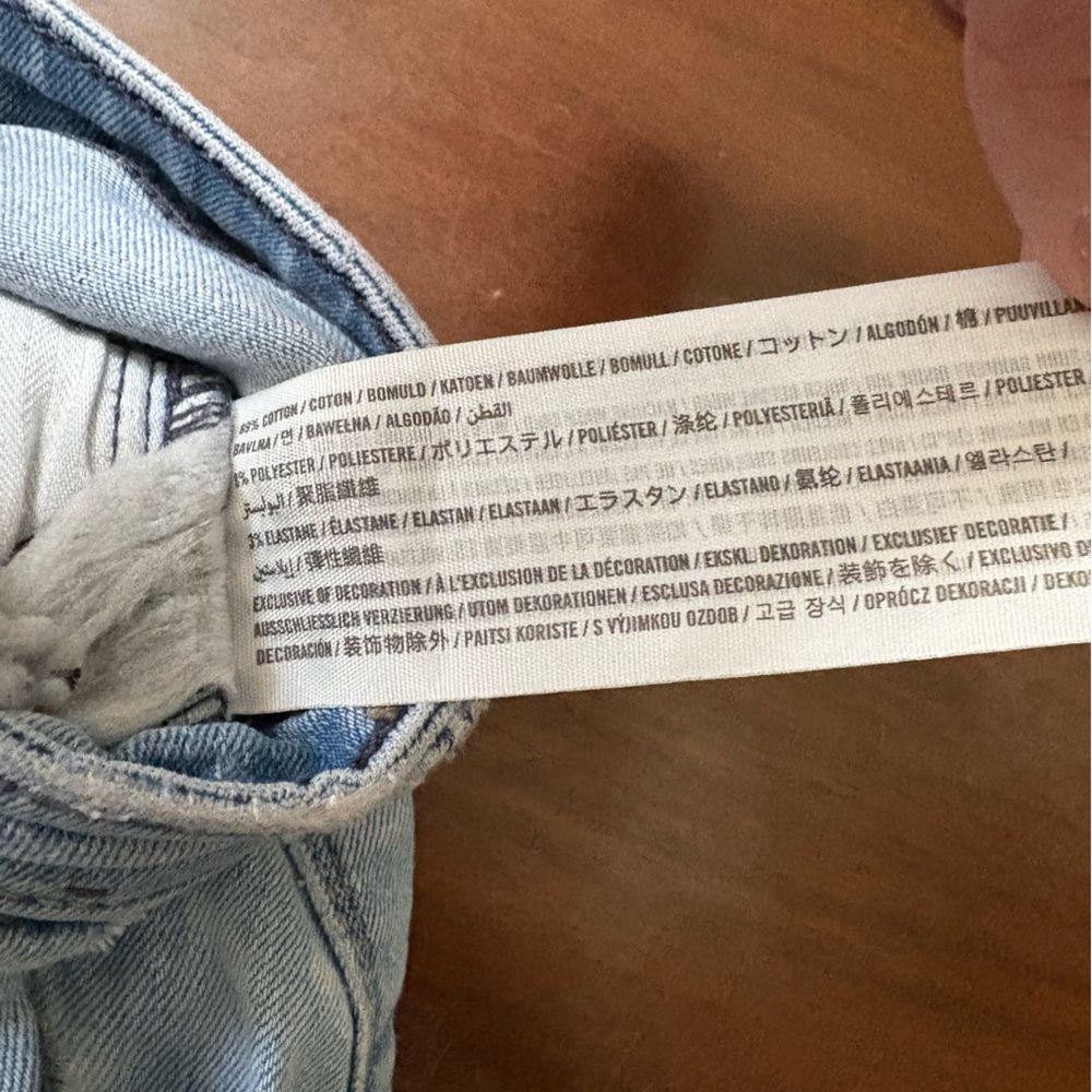 Abercrombie & Fitch High Rise Jeans Light Blue Faded Women's Size 24" - Picture 11 of 11
